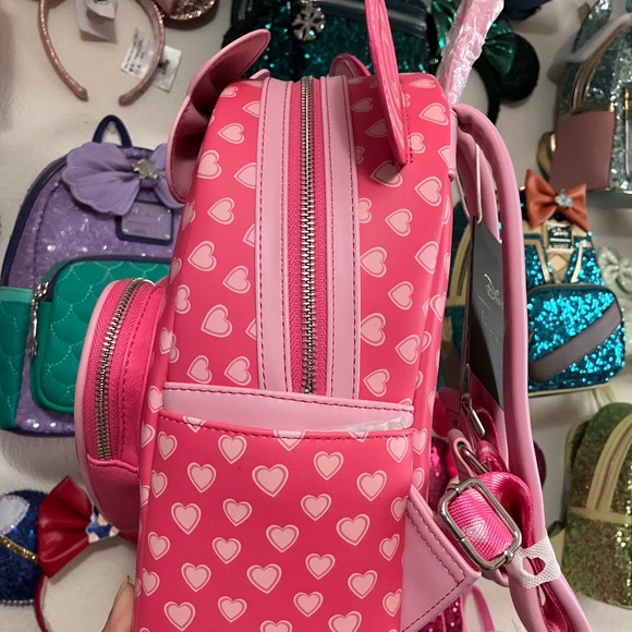 Minnie and Mickey Mouse Pink Loungefly main image 5